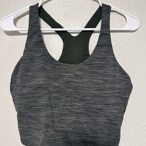 CALIA by Carrie Underwood Gray and Dark Green Tank Top